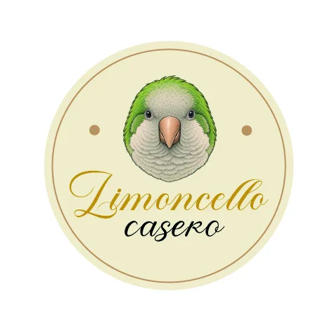 Sello circular de Limoncello casero